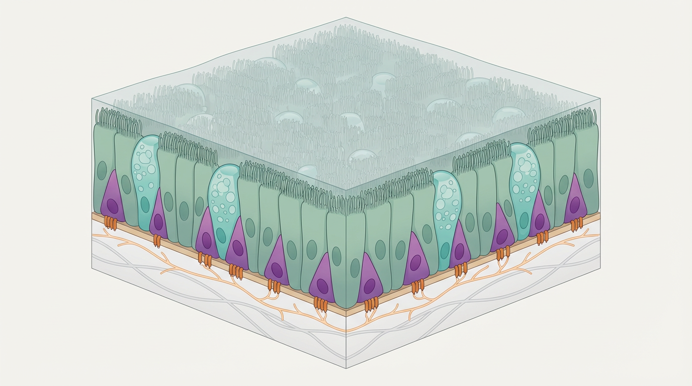 Airway epithelium illustration